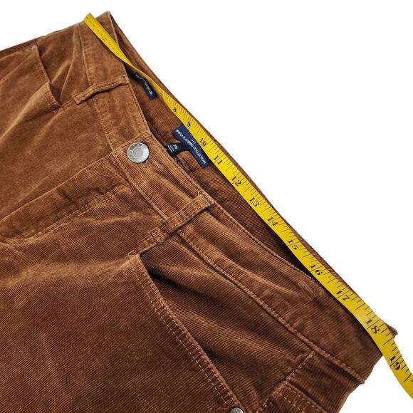 Talbots Womens High Waist Straight Leg Corduroy Pants Plus Size 14W Stretch Soft - Picture 10 of 13